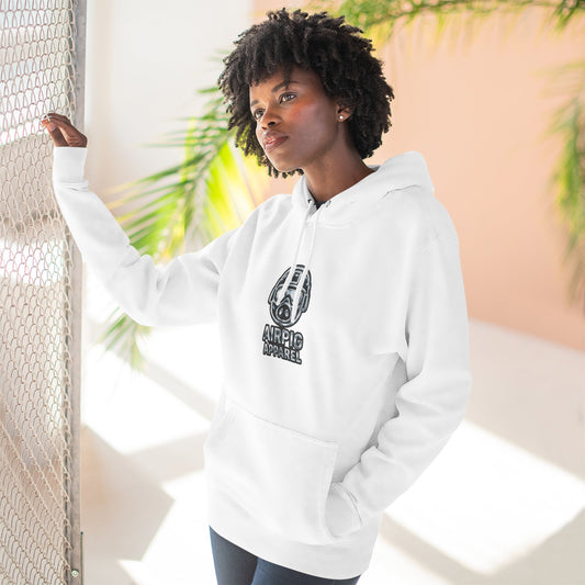 AirPig Apparel Hoodie — American Flag Pig Logo Fleece Hoodie
