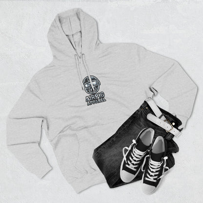 AirPig Apparel Hoodie — American Flag Pig Logo Fleece Hoodie