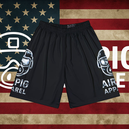 Airpig Apparel Men’s Athletic Shorts — All-Over Print