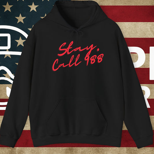 Stay 988 Mental Health Hoodie