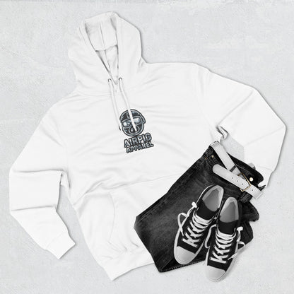 AirPig Apparel Hoodie — American Flag Pig Logo Fleece Hoodie