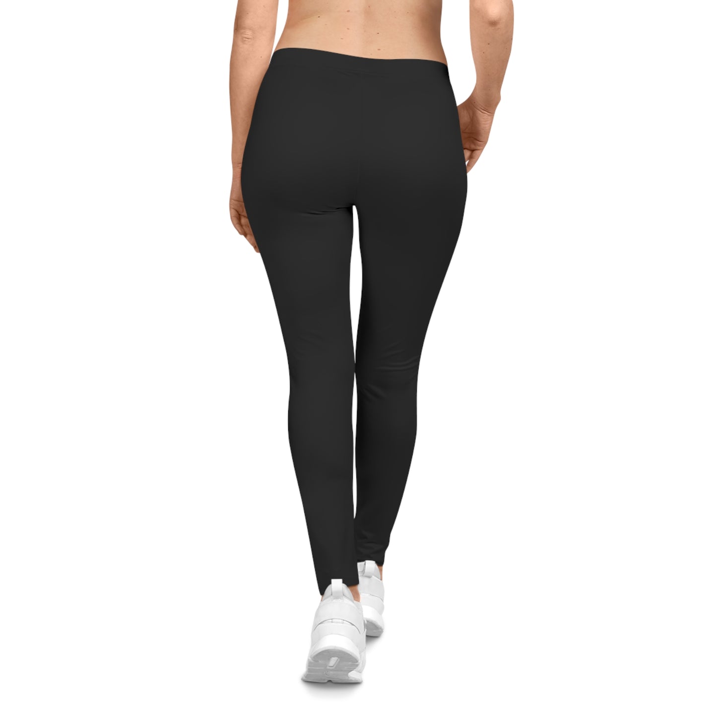 Women's Black soft Leggings — The lovable Airpig logo