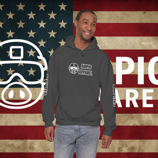 AirPig Suicide Prevention Hoodie — Soft Pullover with Shield Graphic