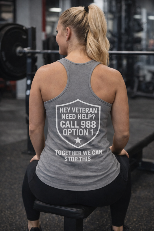 Women's Suicide Prevention Airpig Racerback Tank