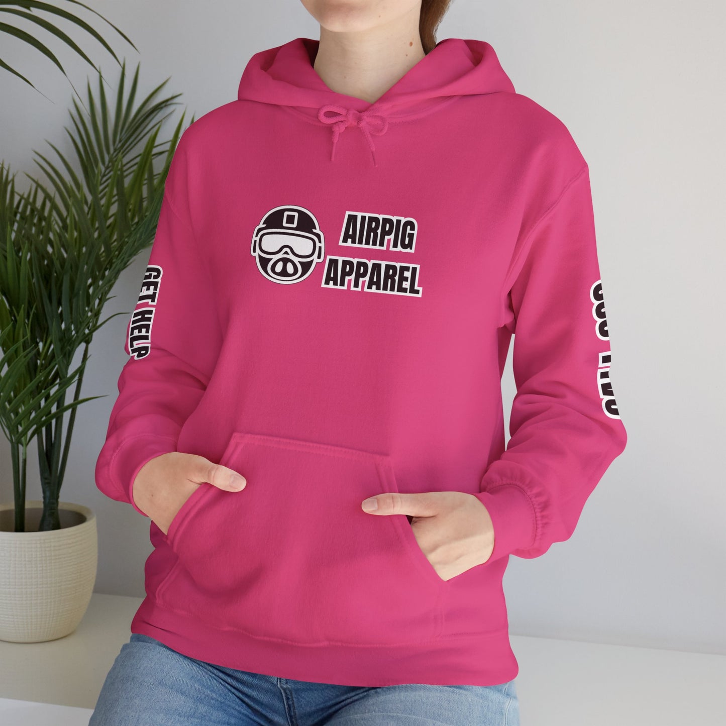 AirPig Suicide Prevention Hoodie — Soft Pullover with Shield Graphic