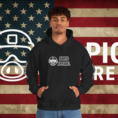 AirPig Suicide Prevention Hoodie — Soft Pullover with Shield Graphic