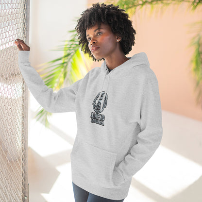 AirPig Apparel Hoodie — American Flag Pig Logo Fleece Hoodie